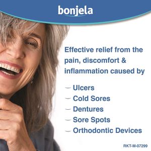 Bonjela Oral Gel 15g – Fast Pain Relief for Mouth Ulcers & Cold Sores