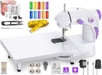 Kiwilon 2025 Mini Sewing Machine Electric With Table Set I Stitching Machine For Home Tailoring With Foot Pedal, Adapter, Built-In Focus Light I Silai Machine (SM-2)