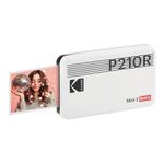 Kodak Mini 2 Retro 2x3 Portable Photo Printer, 8 Sheets, Bluetooth Smartphone Printer for iPhone & Android, Instant Color Prints, 4PASS Dye Sublimation, White
