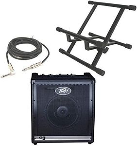 Peavey KB3 Electronic Keyboard Combo 60W Amp 12" Speaker with Stand & 1/4" Jack Cable