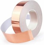 Y-Nut Copper Tape,20MX 30mmCopper Foil Tape Strong Adhesive Copper Foil Sheet for Snail Barrier Tape Guitar and Slug Repellent Crafts Decorations, Electrical Repairs,EMI Shielding Barrier, Soldering