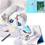 Universal Case for 7.9-8.5 Inch Tablet, Newshine PU Leather Stand Folio Case for iPad Mini 1/2/3/4, Galaxy Tab 3/4/Note 8.0, Amazon Kindle Fire HD/HDX 8.0 and Other 8.0" Models - Cute