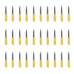 (Yellow) - 30 Pcs Replacement Blades for Cricut Explore Air 2 Cricut Vinyl Cutting Blade 30 Degree Cutting Plotter Blades for Cricut Blades for Cricut Maker Expression Vinyl Cutter Machines (Yellow)