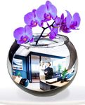 Skywin Convex Mirror Vase Silver Cu