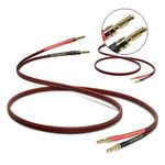 VVFLED OFC Speaker Cable with Gold-Plated Banana Plugs, 2 Pack 9.8ft/3m 14 Gauge HiFi Speaker Wire with Banana Plugs, Home Theater Speaker Wire Cable for Hi-Fi & Home Audio, Amp, Vintage Speakers