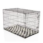 Dog Cage 48" Black With Tailored Vet Bedding by Cozy Pet Metal Tray Folding Puppy Crate Cat Carrier Dog Crate. (We do not ship to Channel Islands or IOW.)