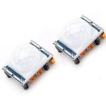 DEVMO 2PCS Pyroelectric Infrared IR PIR Motion Sensor Detector Module HC-SR501 Arduino