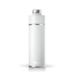 Ninja Thirsti Water Bottle and Flask 530 ML With Leak-Proof Lid, Designed For Carbonated, Hot & Cold Drinks, Ideal For Travel & Sports, Triple Insulated, Stainless Steel Bottle, White, DW1801EUUKWH