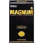 Trojan Lubricated Condom, Magnum, L