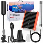 HiBoost RV Cell Phone Signal Booster| Travel 3.0 RV Max |2025 New Version|Folding Antenna Bracket |Camper Mobile Cellular Booster |Boost 4G 5G LTE| All U.S.Carriers Verizon,AT&T,T-Mobile FCC Approved