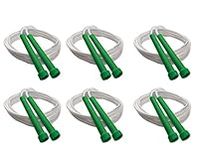 Champion Sports RSR6SET 6 FT Licorice Rhino Speed Rope Set of 6