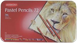 Derwent 72 Pastel Pencil Metal Tin 