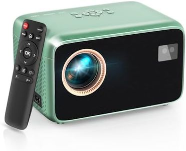 【Electric Focus】4K Projector with WiFi and Bluetooth, TMY Smart Portable Projector with 400 ANSI, Movie Projector for Phone/TV Stick/HDMI/USB/Laptop/DVD/PS5, Mini Projector for Bedroom or Outdoor