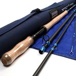 Maxcatch Spey Fly Rod 4-Piece Carbon Spey Rod Fly Fishing with Rod Tube (14ft 9/10 Weight 4sec)