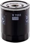 MANN-FILTER W 7063 Oil Filter – For passenger cars, Black