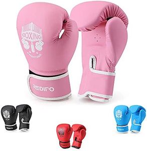 Redipo Kids Boxing Gloves, Sponge Foam Training Sparring Gloves Thai Kick Boxing for Kid and Youth, Suitable for Boys and Girls Age 3 to 12 Years