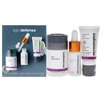 Dermalogica Age Defense Kit - Resurfaces, Brightens, And Firms - Contains Daily Superfoliant 13ml, Biolumin C Serum 10ml, Dynamic Skin Recovery SPF50 11ml, Morning & Night, Travel Size Kit