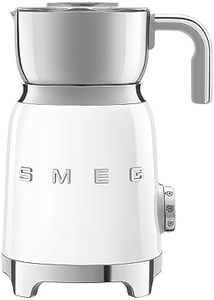 Smeg, Montalattte Multifunktion MFF11WHEU, mit Induktionssystem, 6 voreingestellte Programme, eine manuelle Funktion, abnehmbare Karaffe von 600 ml, Messkappe, integriertes Umschlag, 500W, Weiß