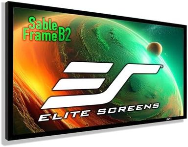Elite Screens Sable Frame B2, 150-inch Diag. 16:9, Active 3D / 4K Ultra HD Fixed Frame Home Theater Projection Projector Screen Kit, SB150WH2