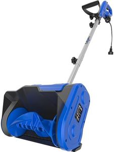 SOYUS Electric Snow Shovel, 11-Inch 10 Amp Corded Snow Shovel for Driveway, Snow Blower with Adjustable Front Handle, 300lbs/Minute