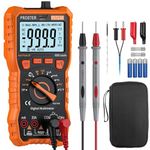 Proster Digital Multimeter 6000 Counts TRMS Auto Range NCV Detector DC AC Voltage Current Meter Temperature Capacitance Resistance Diode Continuity Tester