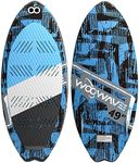WOOWAVE Wakesurf Board 49 inch with 2 Removeable Tail Fins, Light EPS Core and EVA Traction Pads Perfect Surfing for Kids Adults Beginners
