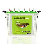 Amaron 150TT42 150Ah Tall Tubular Battery with 42*Month Warranty for Home Shop and Office