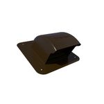 InOvate DryerJack Low Profile Roof Vent with Roof Neck (Brown)