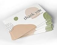 Pack of 200, 2" x 3.5", Thank You For Your Purchase Business Cards, Elegant and Professional Design, Recommended for Online Retailers, Small Business Owners and Local Stores