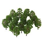 BESPORTBLE 20pcs Artificial Trees Architectural Micro 9CM Imitation Landscape Tree Model Scenery