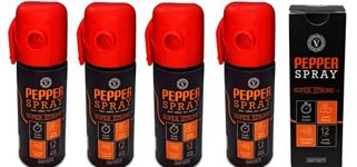 Viewers Self Defense, Protection & Safety Pepper Spray for Men & Women |Pepper Spray Red (220ML Pack of 4 Red)