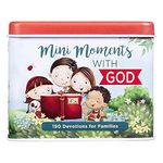 Christian Art Gifts Devotions For Families | Mini Moments With God – 150 Devotions w/Bible Verses, Prayers and Inspirational Thoughts for Families | Daily Encouraging Cards For Parents and Children