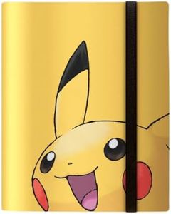 Ultra PRO - 2025 Pikachu 9 Pocket PRO Binder for Pokémon Cards & Standard Size Cards, Holds up to 360 Cards in Ultra PRO 9 Pocket Pages