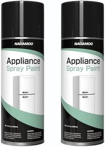 NADAMOO Matte White Appliance Spray Paint, Rust-Resistant Formula to Renew Old Refrigerators, Air-conditioners, Washers, Sockets, 2 Cans