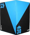 Yes4All 3 in 1 Heavy Soft Plyo Box, Foam Plyo Box, Jump Training & Conditioning - Plyo Jump Box, 76.2 x 61 x 50.8, Blue & Black 3VSD