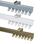 Speedy Fineline Curtain Track Set, White, 350 Cm