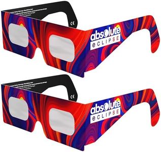 Absolute Eclipse Goo Solar Eclipse Glasses – ISO 12312-2 Tested & CE Certified – EU Manufacturer – 2-PACK Couple Pack – 2026 Eclipse Europe