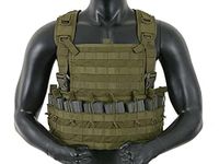 Fields Airsoft Rifleman Molle Chest Rig Harness Od Green Holds 8 Mags