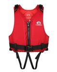 Typhoon Red Buoyancy Jacket, 50N, Front Zip, Adjustable Straps, Removable Crotch Strap, CE UK Approved (S/M)