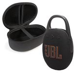 JBL Clip 5 Bluetooth Speaker and divvi! Protective Case - Black