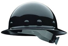 Honeywell E1RW11A000 Fibre-Metal Super Eight Full Brim Ratchet Hard Hat, Black