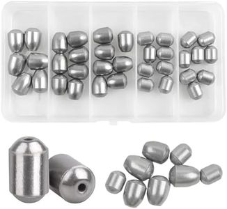 Fishing Weight Sinkers Kit Iron Sinkers Bass Casting Sinker Weights Egg Iron Fishing Sinkers Water Drop Fishing Weights for Saltwater Freshwater Fishing