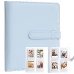 256 Pockets Photo Album for Fujifilm Instax Mini LiPlay 11 9 8+ 8 7S Instant Camera/Mini Link SP-1 Printer, Polaroid Snap SnapTouch PIC-300 Z2300 Mint Zip Instant Camera Printer (Blue)