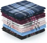 URAQT Men's Handkerchiefs, 12 Pack 