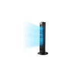 PELONIS - Tower Fan 76 cm Floor Fan for Bedroom with 3 Speeds, 90 Degree Oscillation, Small Fan with 120 Minutes, Automatic Timer, High Motor
