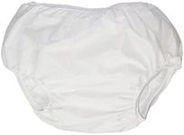 American Baby Company 42001 Dappi Waterproof 100-Percent Nylon Diaper Pants, 2 Pack, Small (White)