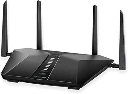 Netgear Routeur WiFi 6 AX6 Nighthawk 6 flux (RAX50) - WiFi AX5400 (Vitesses jusqu'à 5.4 Gbit/s) | Couverture jusqu'à 175 m²