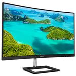 Philips 325E1C- 32 inch QHD Curved Monitor, 75Hz, 4ms, VA, AMD FreeSync, Flicker Free, Smart Image (2560 x 1440, 250 cd/m², HDMI 1.4/VGA/.DP 1.2)