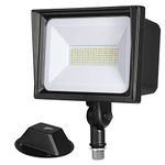 DEWENWILS 65W LED Flood Light Outdoor, 6670 Lumen Super Bright(500W Halogen Equivalent) Waterproof Knuckle Mount LED Security Light, 5000K Daylight for Landscape, Garden, Yard, Garage, UL Listed