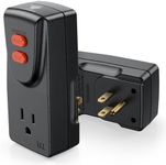 OAONAN GFCI Adapter 15 Amp 3 Prongs Grounded, 5 Years Warranty, GFCI Plug Portable Plug-in Ground Fault Circuit Interrupter to Protect Electric Safety for Pressure Washer, Hot Tub, Air Conditioner